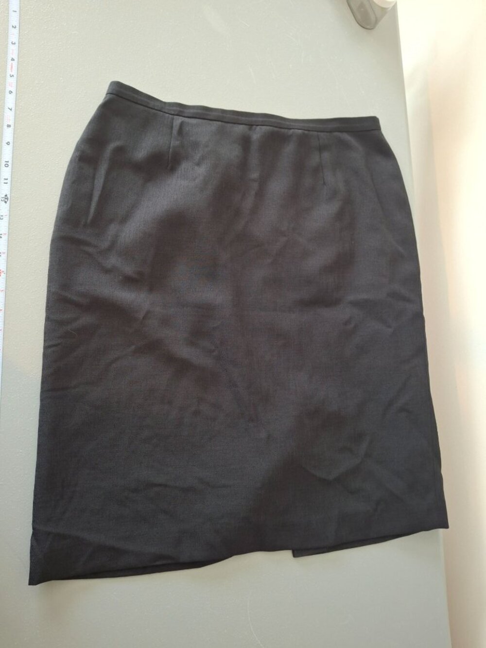 Kasper Pencil Skirt Size 18 Black Lined Quiet Luxury Old Money Career Classic